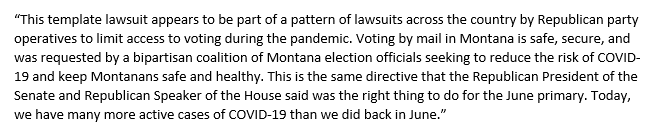 Just received comment from  @GovernorBullock:  #mtnews  #mtpol