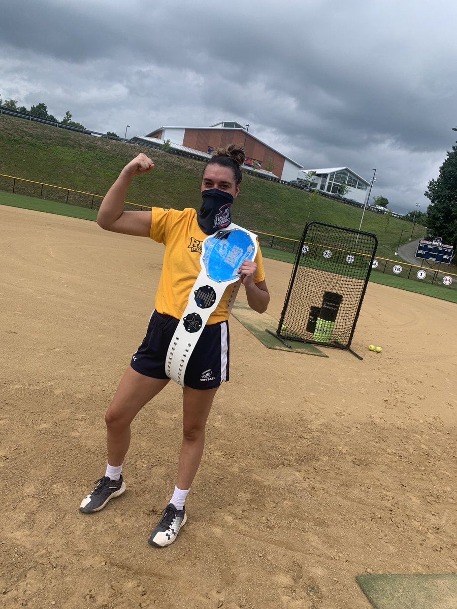 AND STILL...

#ColonialChallenge Champion‼️

<a href="/Madisonshay5/">madison</a> defeats @natttyyyy26 in a home run competition yesterday at practice - keeps the belt and some bragging rights 😎 Who’s next?? 💪🏼

#CommitToTheCulture #COMPETE