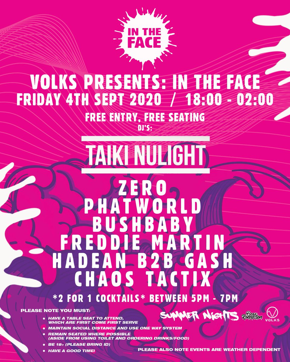 This Friday we’re back in Brighton with a FREE, sit down event with some amazing artists: <a href="/Taiki_Nulight/">TAIKI NULIGHT</a> @zero_ukb <a href="/Phatworld0114/">Phatworld</a> <a href="/fredmartinmusic/">Freddie Martin</a> <a href="/BushbabyBeats/">bushbaby</a> <a href="/HadeanUK/">Hadean</a> &amp; <a href="/gashtonlebizzle/">gash</a>
