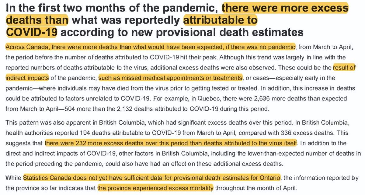 Despite ON Gov’s failure in providing  #AllCauseMortality data, the Federal Gov is confident enough to admit our reaction to COVID caused more excess death. Why can’t we see the complete data to compare with COVID mortality?  #onpoli https://www150.statcan.gc.ca/n1/daily-quotidien/200828/dq200828c-eng.htm