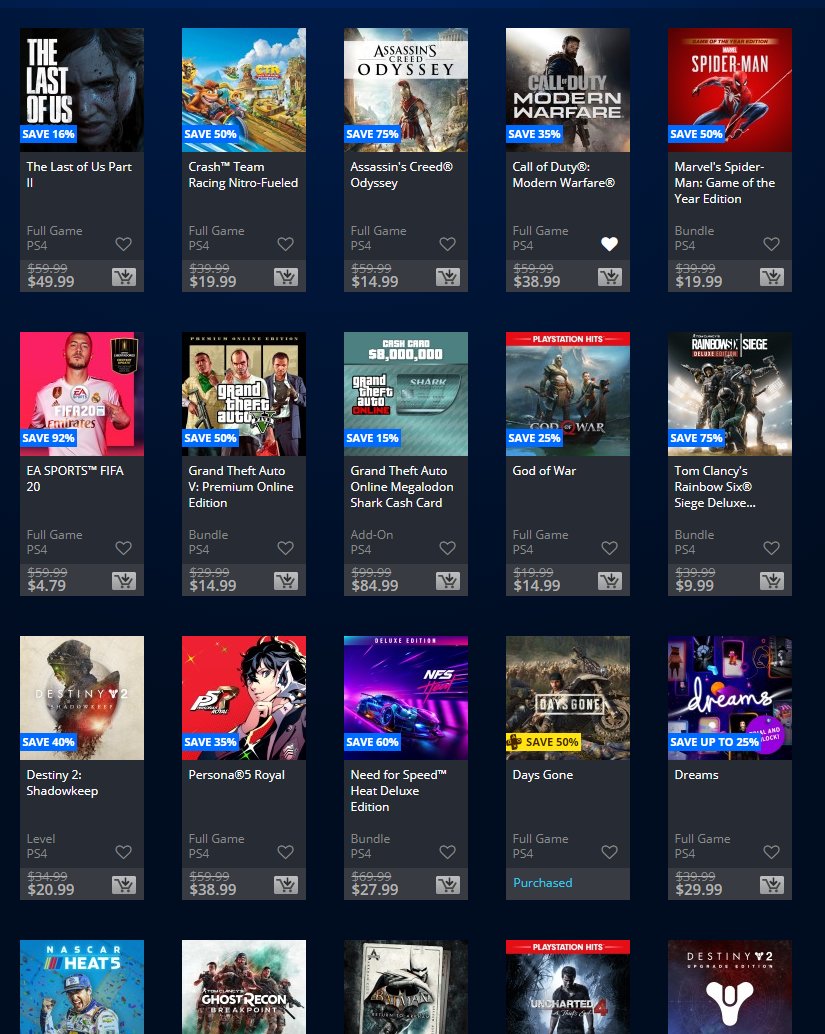 playstation essential picks sale