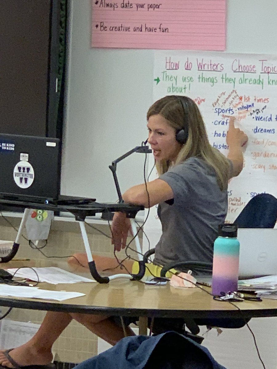 Mr. Wojo and Mrs. Perman are rocking day 3 of remote learning! #itsworthit