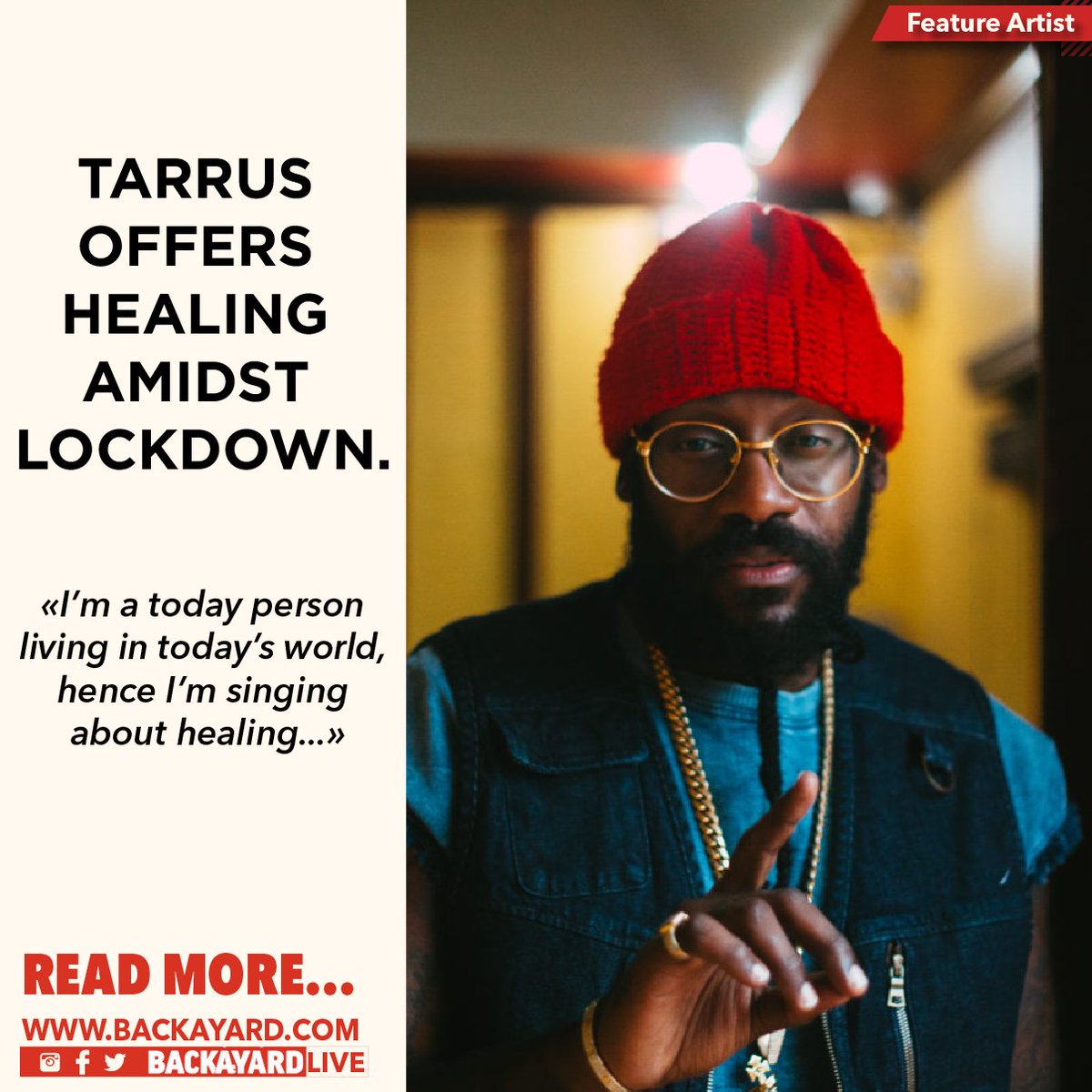 backayardlive's tweet photo. NEW INTERVIEW!!! @tarrusrileyja gives us insight to his #Healing music.
Check out the article https://t.co/dWMsDayOcK
Article by: @gadstone_
Photo by: @gadstone_

#backayard #backayardlive #backayardmagazine #BAY #BAYTEAM #kingston #jamaica #trysellthis #reggae #dancehall #music https://t.co/hrzkG50Sgm