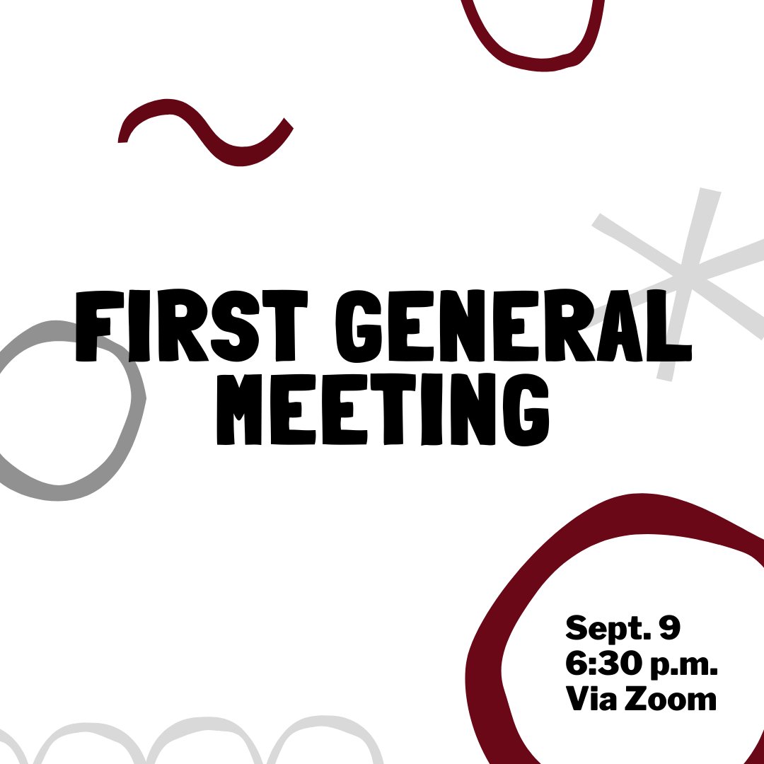 CMUPRSSA's tweet photo. Who’s ready for the first meeting of the year? Join us Wednesday, Sept. 9 at 6:30 p.m. using this link: https://t.co/2BH5uJK9EQ
Meeting ID: 840 5691 7522
Passcode: 7BPxGA https://t.co/Dg1M1PSmSW