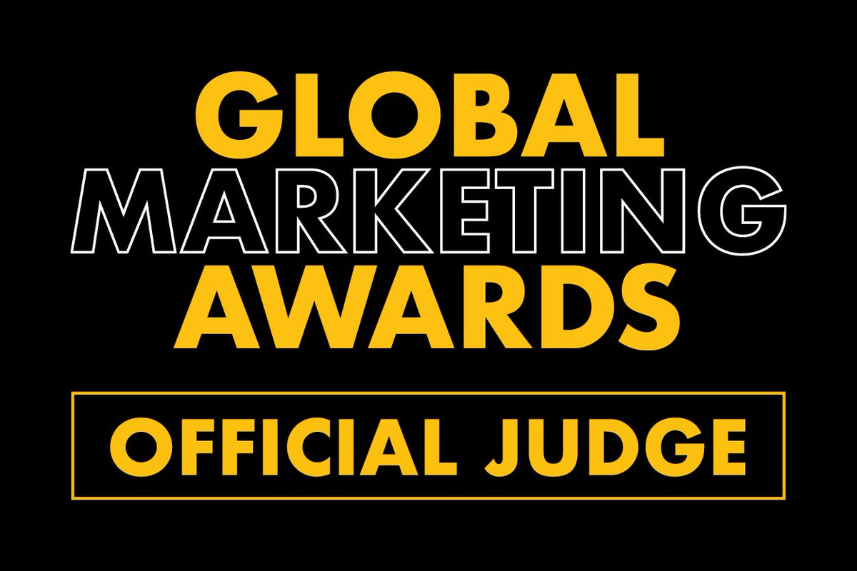 Here we go again! excited to be judging this year’s #GlobalMarketingAwards celebrating the best campaigns and talent around the world. More info here 👉 bit.ly/GMA-DEF