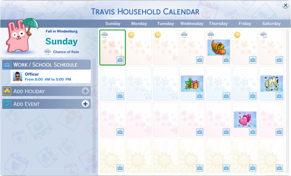 The Calendar: customizing holidays and traditions, this is what I'm here for!