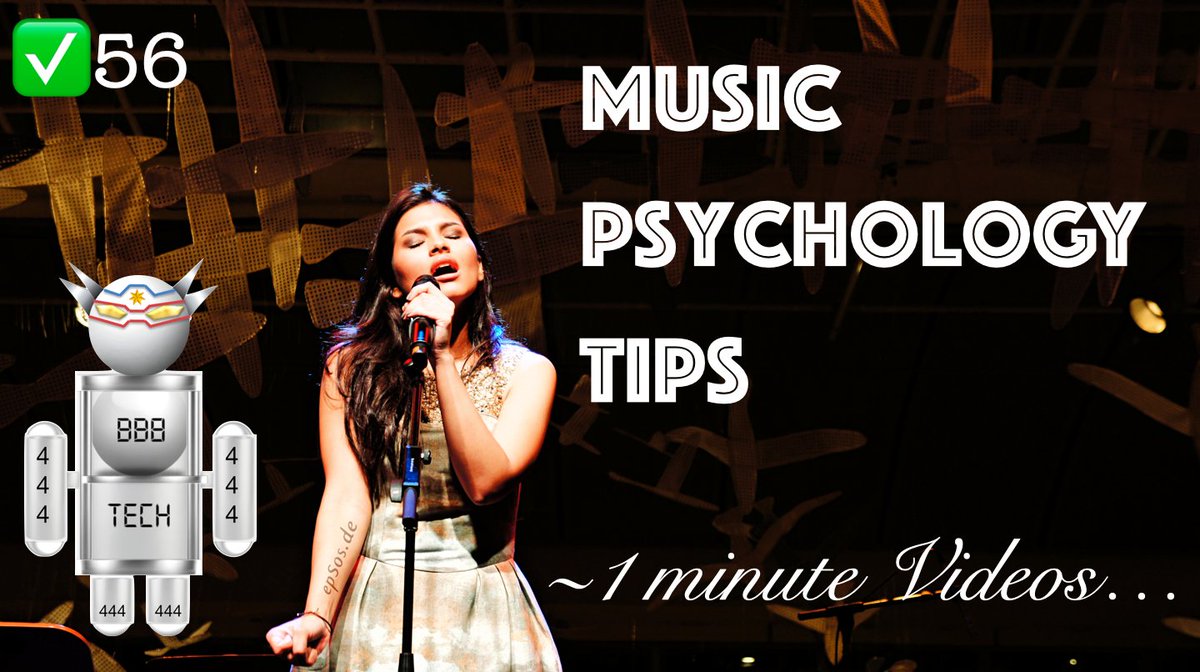 Bb8Tech's tweet image. ✅music psychology tips ✅BB8Tech - ✅56
#musicpsychology #psychology #tips#songpsychology
youtu.be/4bOjlMuydLU