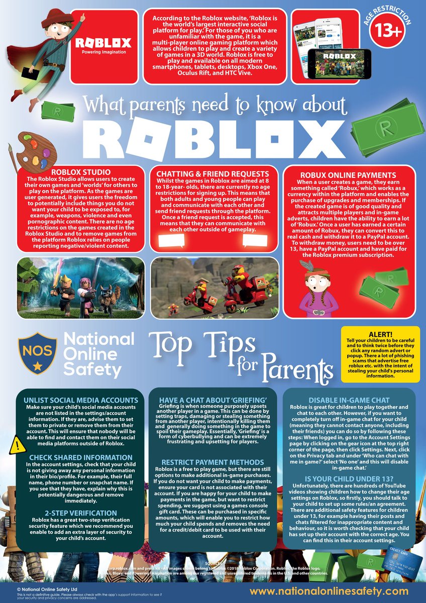 Philips High School On Twitter What Parents Carers Need To Know About Roblox Onlinesafety - roblox app concerns