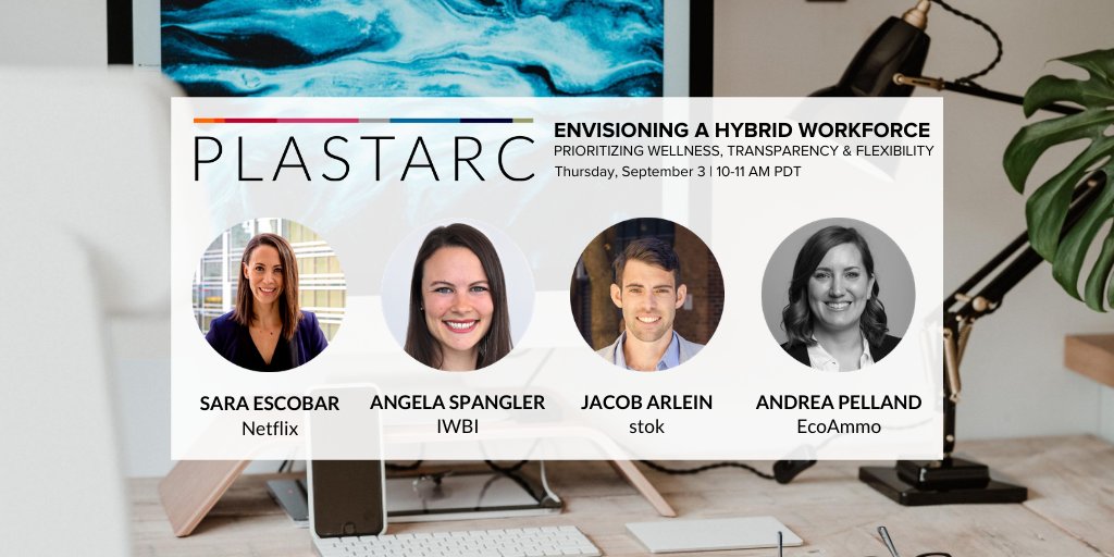 Join us tomorrow for a dynamic discussion on the future of #remotework with <a href="/netflix/">Netflix</a>, <a href="/WELLcertified/">IWBI</a>, and <a href="/EcoAmmo/">EcoAmmo</a> at this @plastarc webinar! Register here: us02web.zoom.us/webinar/regist…