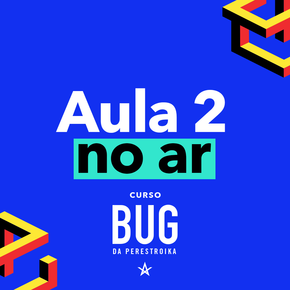 perestroika's tweet photo. A maior desbugada coletiva já vista continua.⁣
⁣
A aula 02 do BUG está no ar e o link foi enviado por e-mail e Telegram.⁣
⁣
Os cadastros podem ser feitos apenas até hoje.⁣
⁣
#BugDaPerestroika https://t.co/WLPTMZctaj