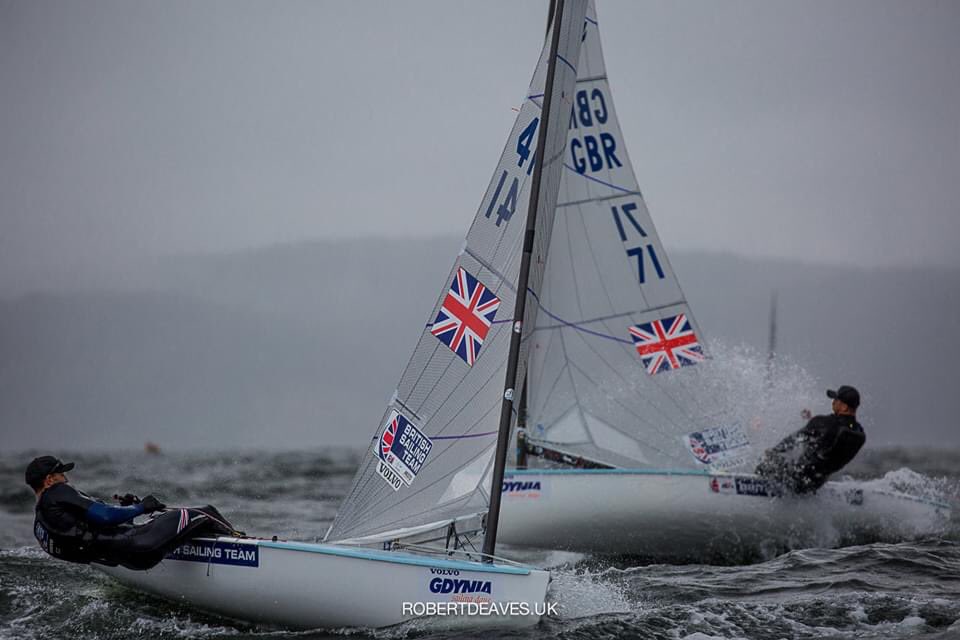 BritishSailing's tweet image. Superb pics of @GilesScott and Henry Wetherell at the @Finn_Class Europeans courtesy of Robert Deaves.