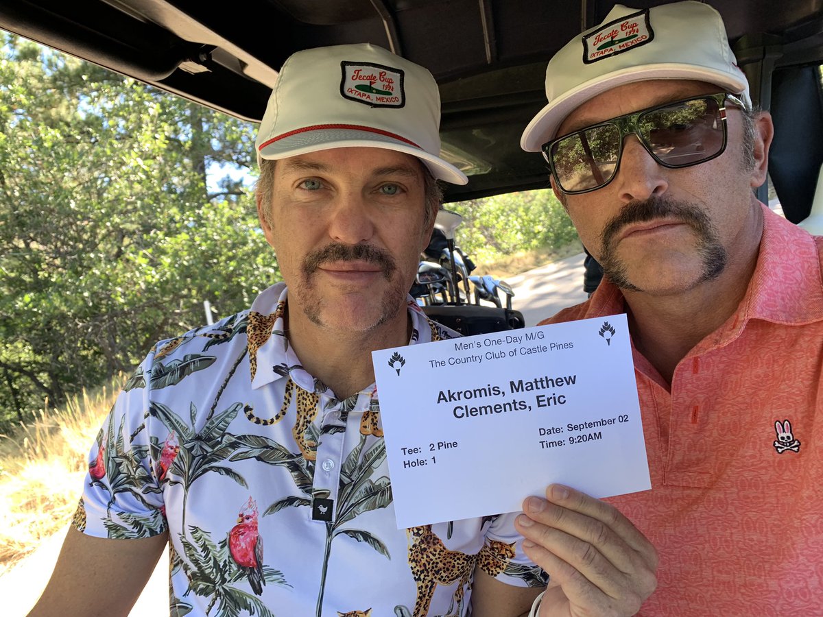 docclem's tweet photo. @ClubProGuy Getting #dialedin #memberguest #Elite channeling the 1994 #tecatecup https://t.co/1P5qqSDPCb