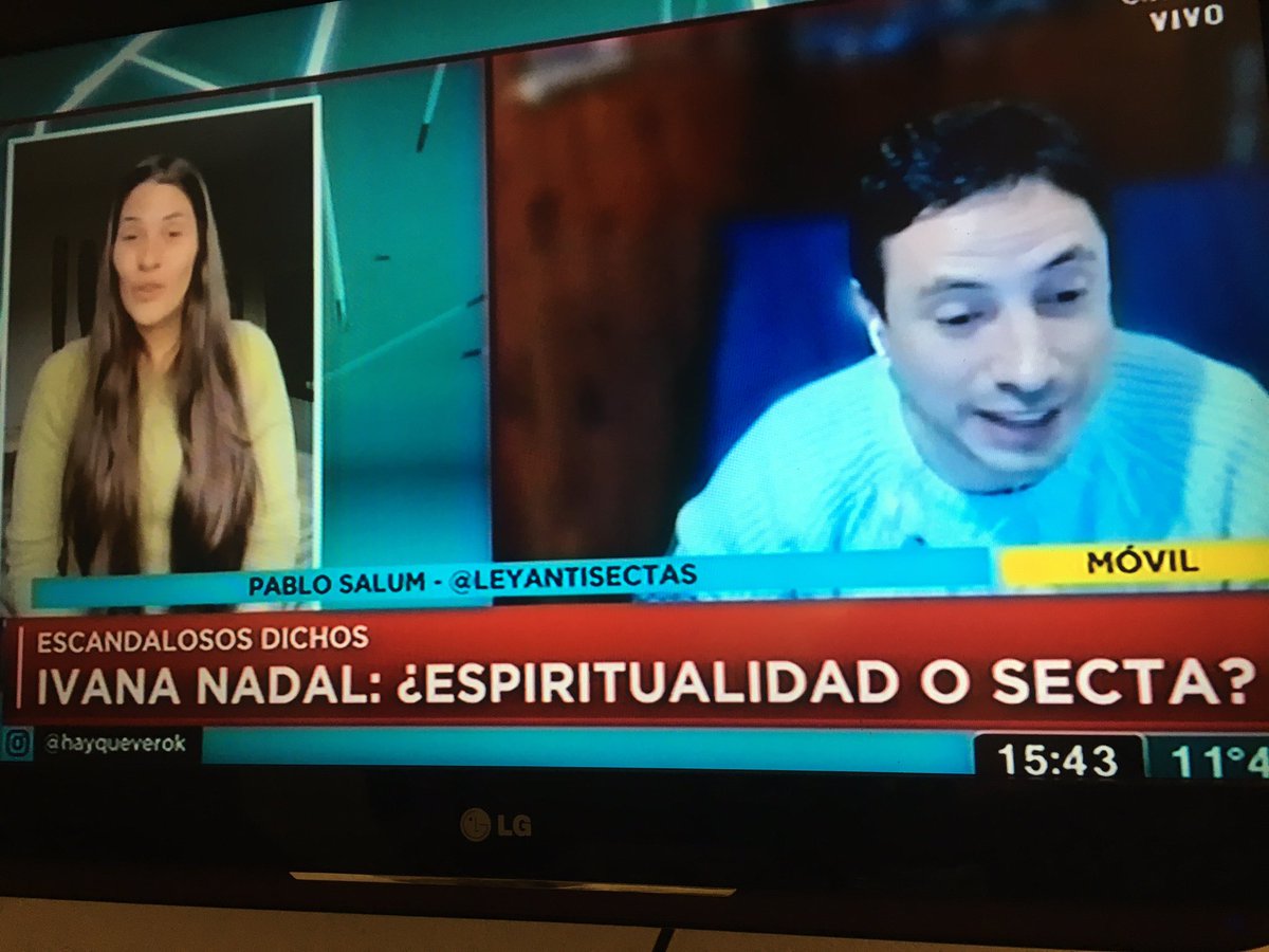 HugoLealMusic's tweet photo. Ivana Nadal y el escándalo de la secta. Está en el más allá el gurú? O desde el más acá? Villa Ballester? @ModoPillo @jimmycastilhos https://t.co/pvgLirfHkS
