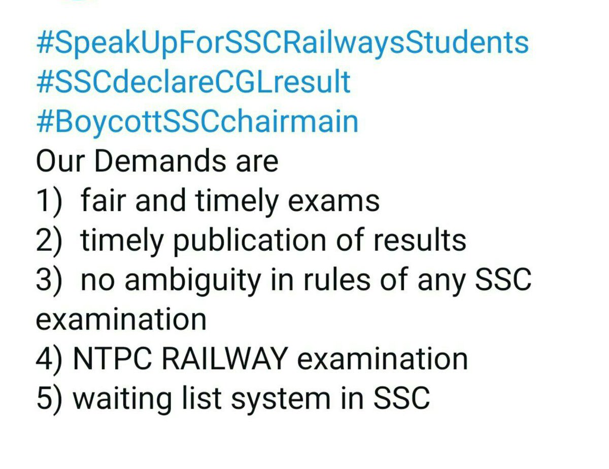 YatendraSen's tweet image. #stopreservation_ingovtjobs #SpakUpForSSCRailwayStudents