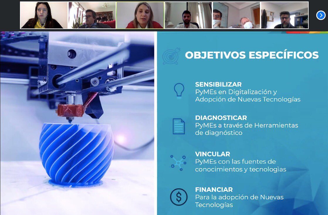 #Hoy Nuestra Comisión Directiva se reunió con representantes del @mincytcordoba a los fines de conocer el programa CORDOBA 4.0