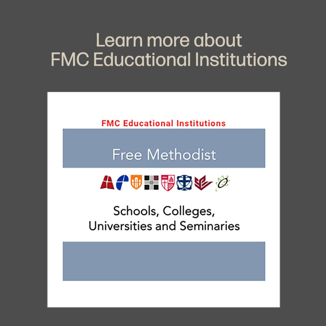 fmchurchusa's tweet photo. There are a wide variety of Free Methodist educational institutions from schools, universities, colleges, seminaries and more. Learn and share about these educational opportunities by visiting https://t.co/SHMZrrA8BC.
#FreeMethodistChurch #EducationalInstitutions https://t.co/uttuCEfdox