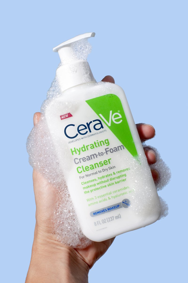 cerave hydrating cleanser foaming