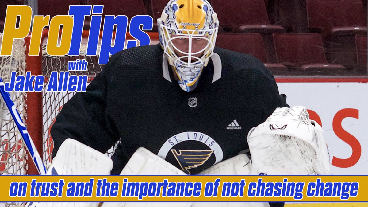 And a look at the important lesson Jake shared about trusting your game rather than chasing change after a short sample statistical dip:  https://ingoalmag.com/magazine/2020/08/18/pro-tips-jake-allen-on-trust-and-the-importance-of-not-chasing-change/