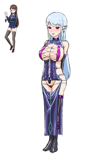 モブ子ちゃんの名前は藤代紫乃に決まりました。ALOでの種族はウンディーネで、戦闘での後方支援及び慰安担当。 