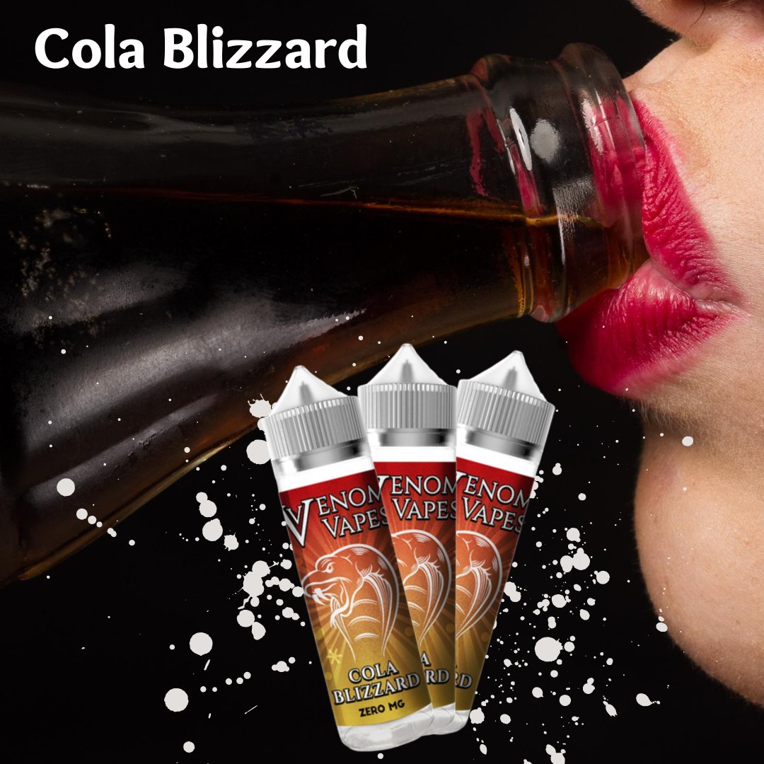 Experience that super refreshing 'cola over crushed ice' taste  with COLA BLIZZARD 🧊🥤

#vape #ukvapes #chasetheflavour #venomvape #colablizzard #refreshingtaste