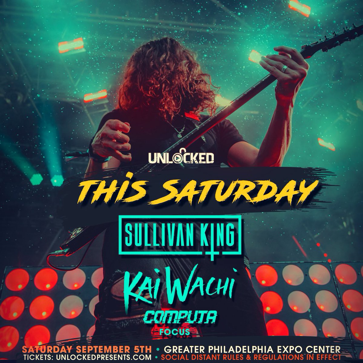 THIS SATURDAY 🔥 Vibin Drivin ft Sullivan King, Kai Wachi, Computa, &amp; Focus takeover the Greater Philadelphia Expo Center for a live drive-in concert! 

Secure a car pass now at UnlockedPresents.com