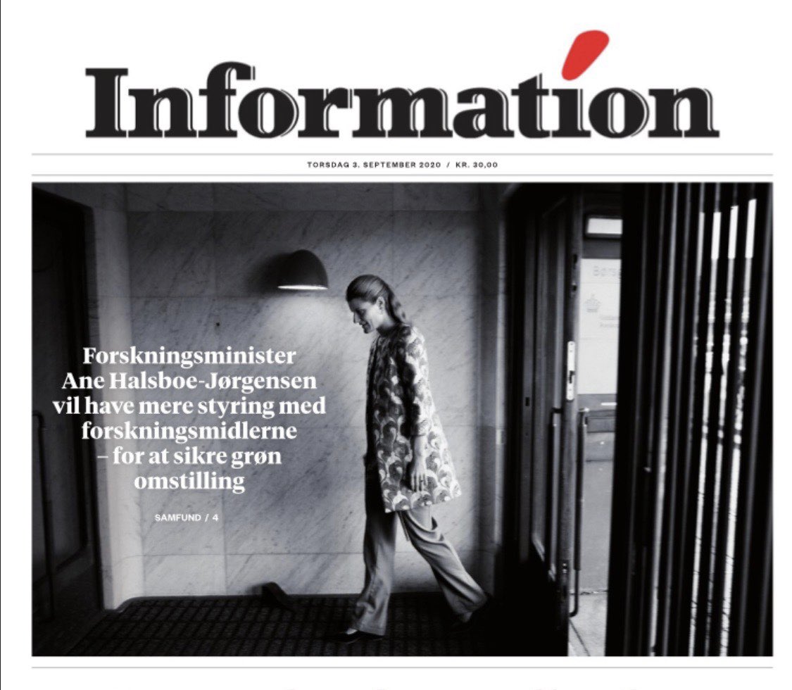 AneHalsboe's tweet image. Grøn omstilling kræver forskning og nye opfindelser. Det skal vi investere massivt i. Men vi skal samtidig turde at sætte politisk retning på pengene, så de bidrager mest muligt til at løse vor tids største udfordring. #dkpol