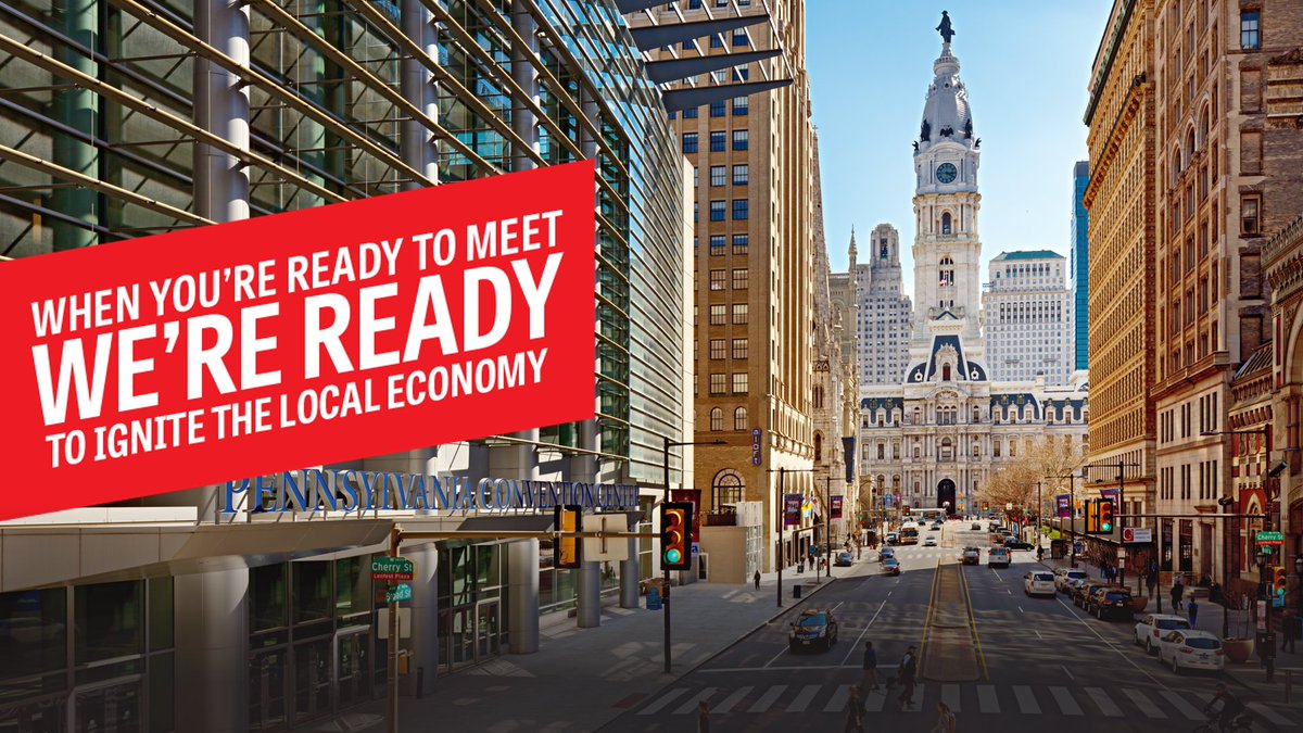 meetPHL's tweet photo. .@PAConvention and other members of Philadelphia's hospitality community are working together to prepare for the safe return of meetings and events.
Learn more ➡ https://t.co/T8RcUuRdFh
#UnstoppablePHL #MeetingsWork https://t.co/5Q295Q1W20