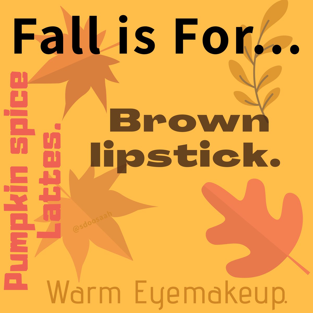 doosaahdesigns's tweet image. Typography  samples 🍂#spetember  #Autumn #HappyJoyDay #WednesdayThoughts #HappyJoyDay #typography #canva