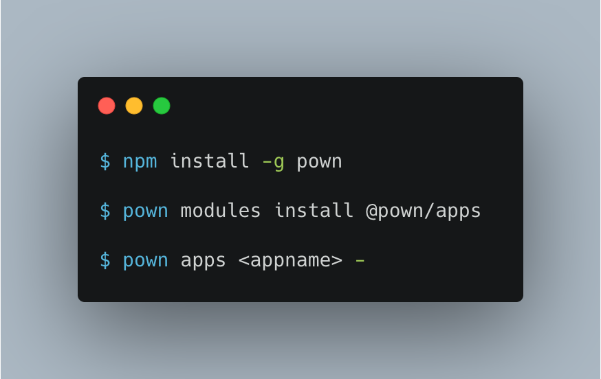 How to run SecApps Tools on your desktop in 3 simple steps:
$ npm install -g pown 
$ pown modules install @pown/apps 
$ pown apps <appname> - 
Done!
TIP: If you want to list all available applications just run: 
$ pown apps