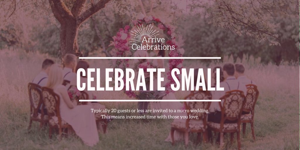 Arrive_Events's tweet image. Celebrate your marriage with those you are closest to. Host a #microwedding.

The team at Arrive Celebrations puts the same care and passion into smaller celebrations as larger, traditional weddings.

Contact us today for a free consultation.

arrivecelebrations.com