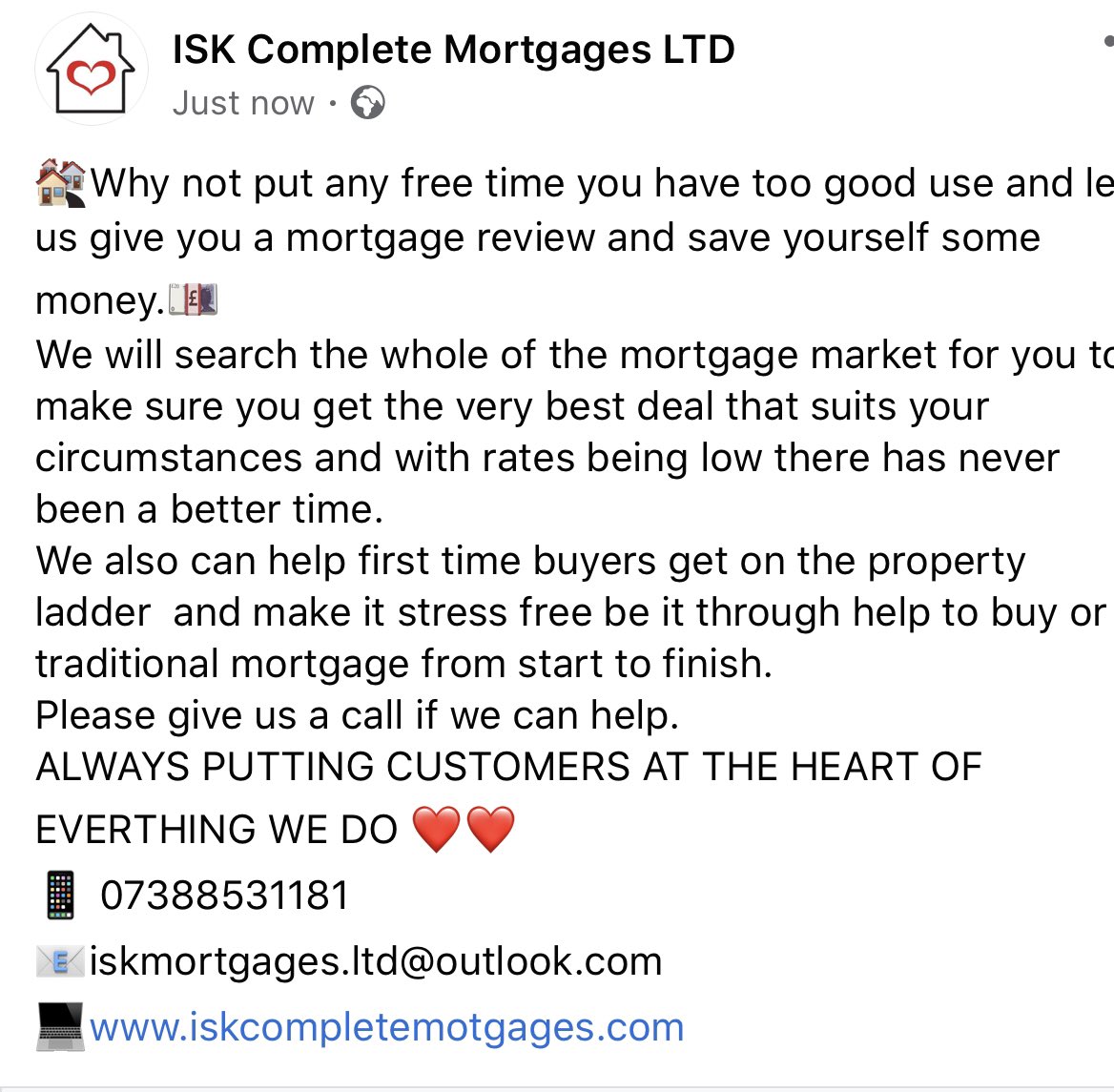 ISK Complete Mortgages ltd tweet media