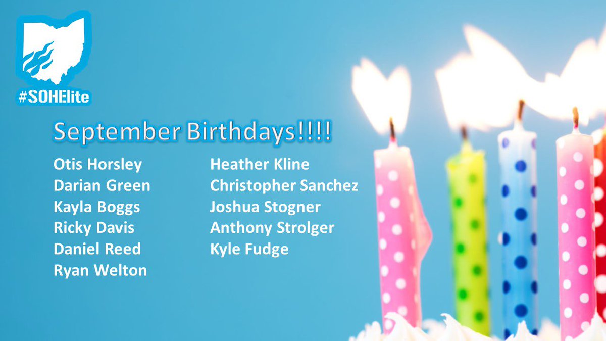 Is it September already?!?!?! Happy Birthday!!! #SOHElite #LifeAtATT #unstOHPAble