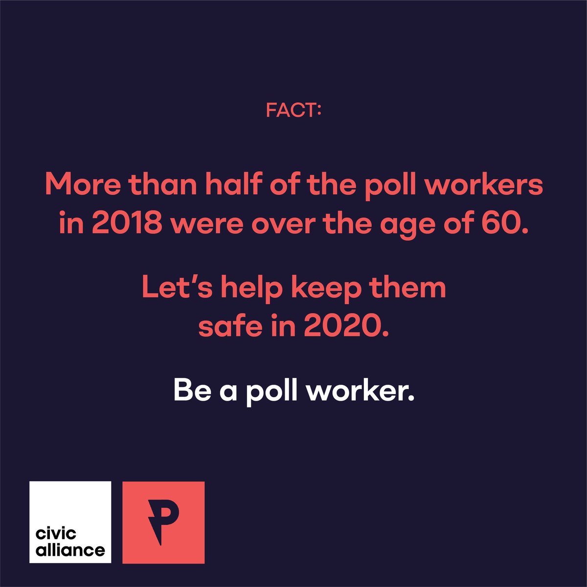 FindSpark's tweet photo. ‼️ America is facing an unprecedented shortage of poll workers.
💵 Working the polls is a PAID GIG in many places, including NYC! You can make up to $2,800 for working all election days.
➡️ Sign up: https://t.co/HgJQZtlouL
#FindSpark | @CivicAlliance 🇺🇸 https://t.co/hnrI78N7Ve