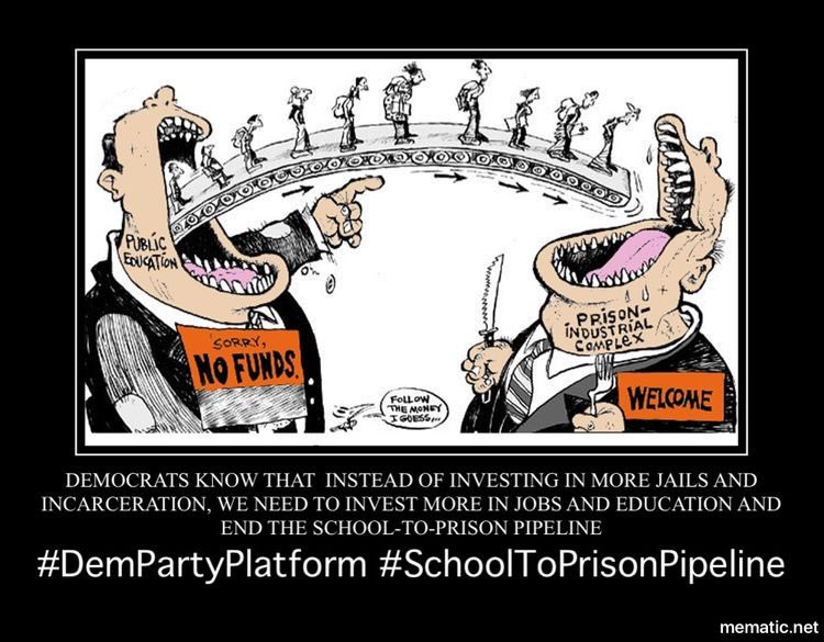 We must start by preventing people from entering the criminal justice system in the first place.  #Democrats believe we must break the school-to-prison pipeline that too often relies on law enforcement to address misbehavior that ought to be handled within the school.. 11/16