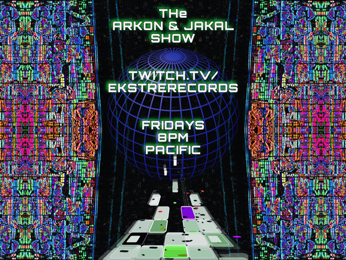 THe ARKON & JAKAL SHOW 👽Fridays on Twitch.tv/ekstrerecords Virtual hugs & hi-5’s 🖤🖤🖤 #twitch #djlive #djlivestreaming #ekstrerecords #thearkonandjakalshow #darktechno #technomusic #darkdisco #dj_arkon #dj_jakal #twitchstreamer #technolovers #techno #indiedance