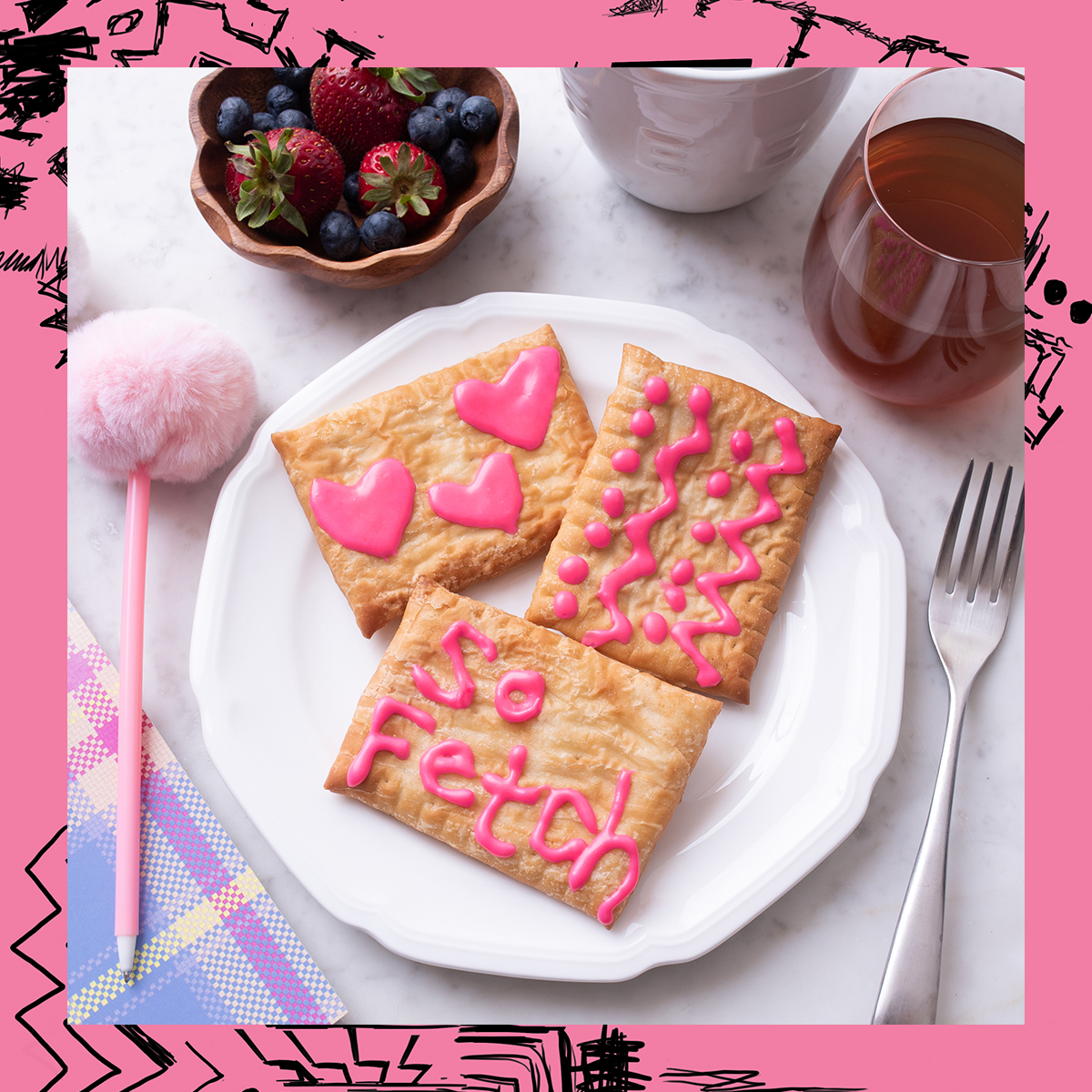 ToasterStrudel's tweet photo. πSWEEPSTAKESπ Take a photo of your most fetch pink icing design and post it with #FetchSweepstakes for a chance to receive a personalized video from Lacey Chabert on National @MeanGirls Day, October 3rd! Rules at the link in bio https://t.co/gi0yt16Bof
