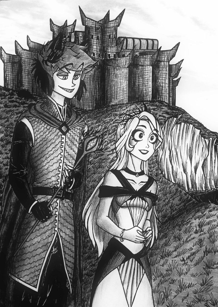SA312803 !COMMISSION OPEN! on Twitter: "Game of thrones crossover. Alastor  is a red priest, and he believes that Charlie is the promised warrior of  light. Charlie is a Targaryen. I'm sorry for
