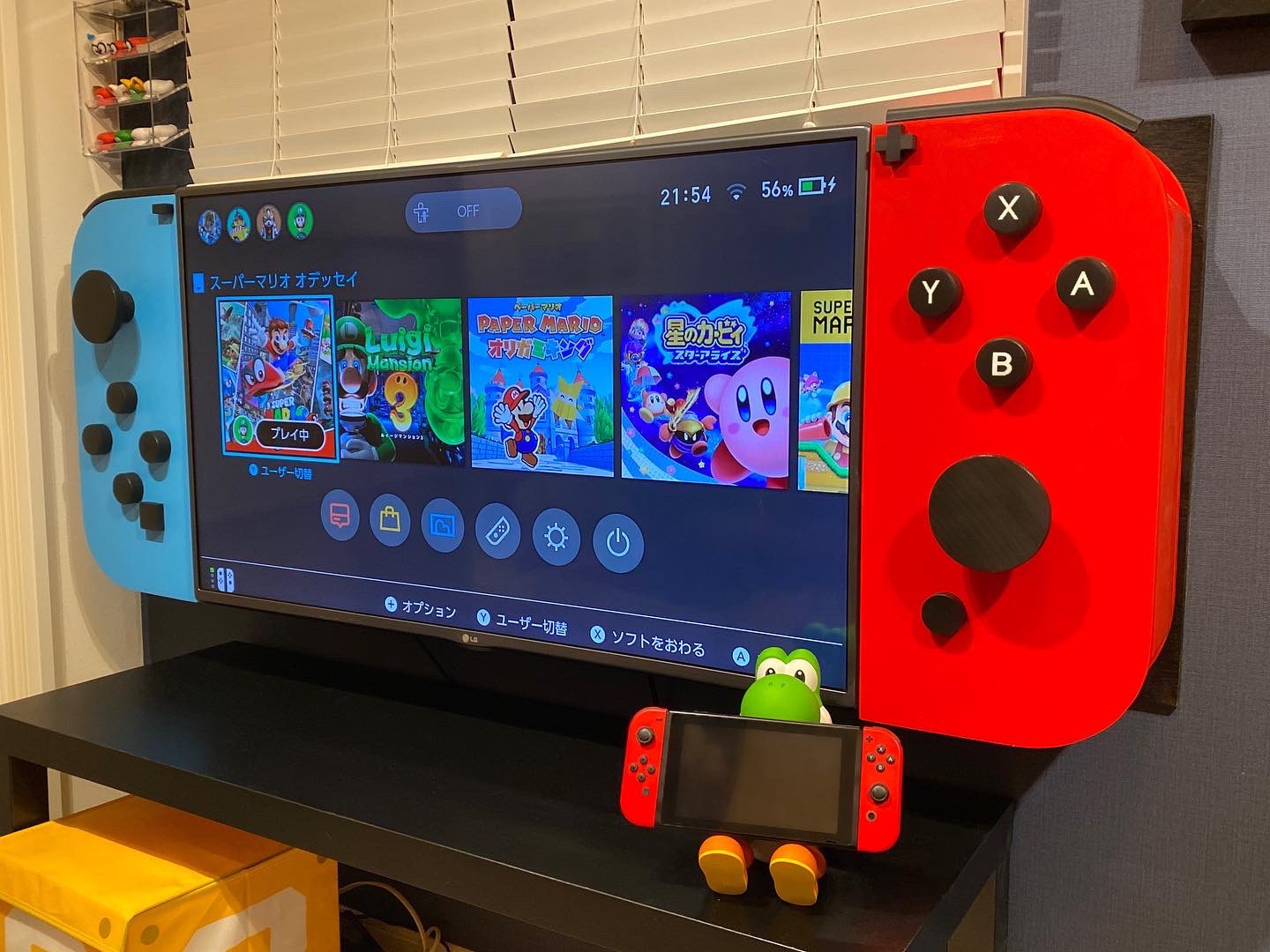 テレビが巨大なswitchに変身 あるツイ民がdiyしたキャビネットが素敵 えのげ