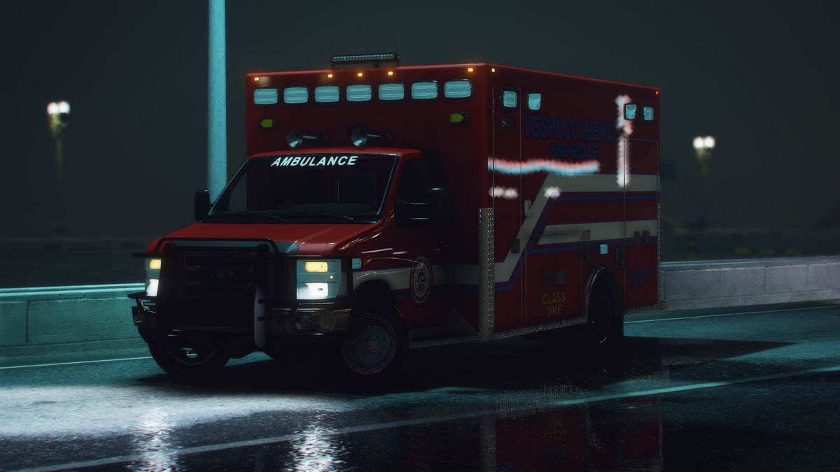 Running radar.. Wait, thats an ambulance!

Photo credits: <a href="/pricemods/">Price</a>
Model: 2019 Ford E-450 Ambulance

#gtav #gta5 #grandtheftauto #fivem #fivepd #lspdfr #lcpdfr #redneckmods #redneck #ford #e450 #ambulance