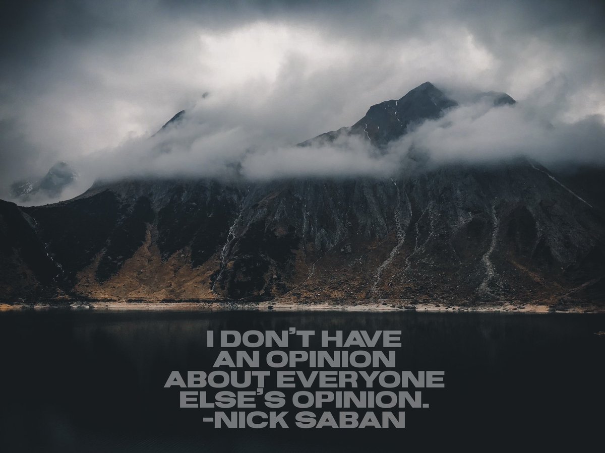 Nick Saban Motivational Quotes, a thread: