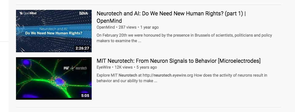 8. With regards to what Bill was saying about neurotech and brain scanning - again this is not my field of expertise *however* there are yet again countless easily found videos from major universities and lectures by credible research scientists all over the internet about it