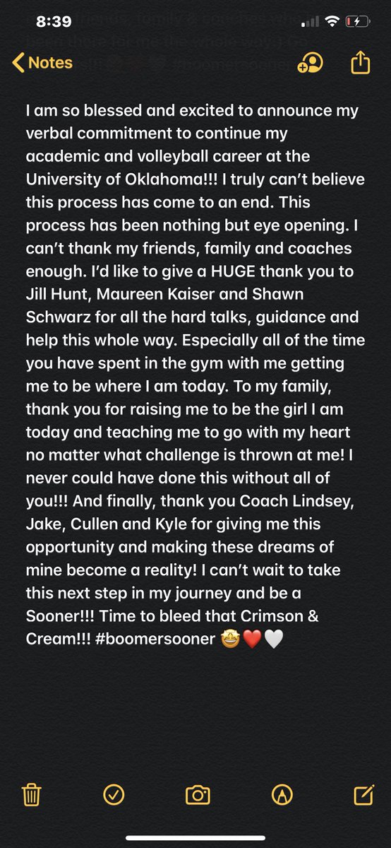 So so blessed!!! A dream come true!!❤️🤍 Go Sooners! <a href="/PrepVolleyball/">PrepVolleyball.com</a> <a href="/OU_Volleyball/">Oklahoma Volleyball</a> <a href="/NKYVC/">NKYVC</a> <a href="/StHenryVball/">SHDHS Volleyball</a> <a href="/PrepDigKY/">Prep Dig Kentucky</a>