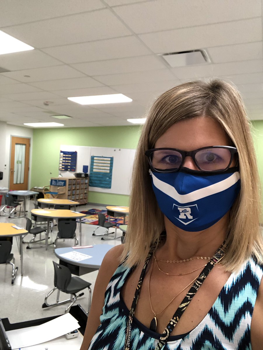 GoldnerKelly's tweet photo. Today marked my 16th first day of teaching kindergarten in Reading! My heart was happy to have my classroom filled with students again. We are ‘ready to tackle kindergarten!’ #readingelementary #kindergartenrocks https://t.co/n7RMlSEG68