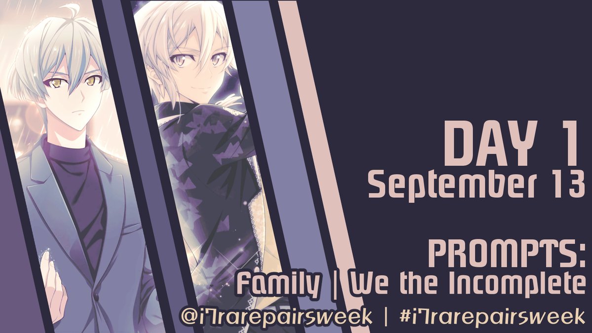 Idolish7 Rarepairs Week Day 5 Schedules ハツコイリズム First Love S Rhythm Day 6 Living Together Destiny Day 7 Au Crossover Welcome Future World Day 8 Free Day I Hope