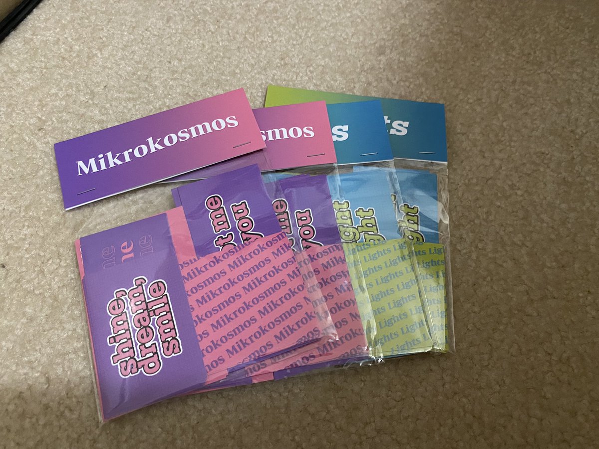 mikrokosmos sticker pack (x2) $1.89lights sticker pack (x2) $1.89