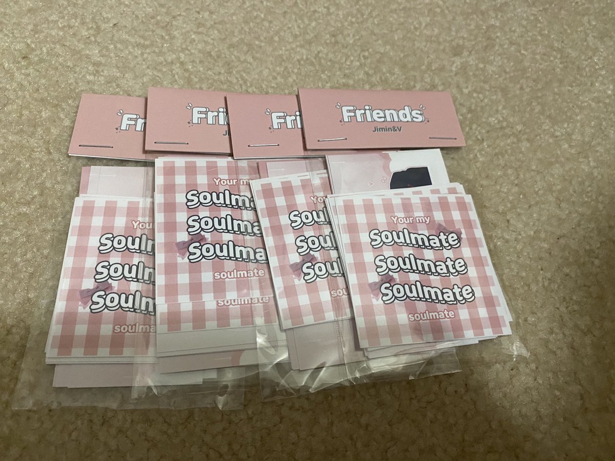 friends sticker packs (x4) $1.83