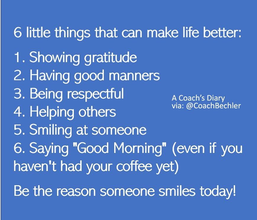 One day, our kids will be finished playing sports and they will be adults raising their own kids. The best thing that we can do now is to teach them how to be good, happy people so they can raise more good, happy people one day.