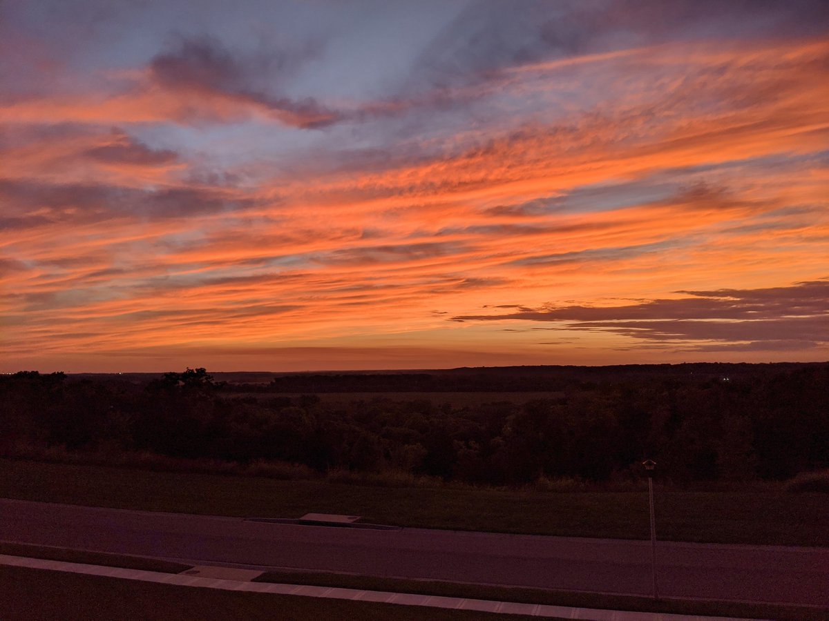 September sunset.