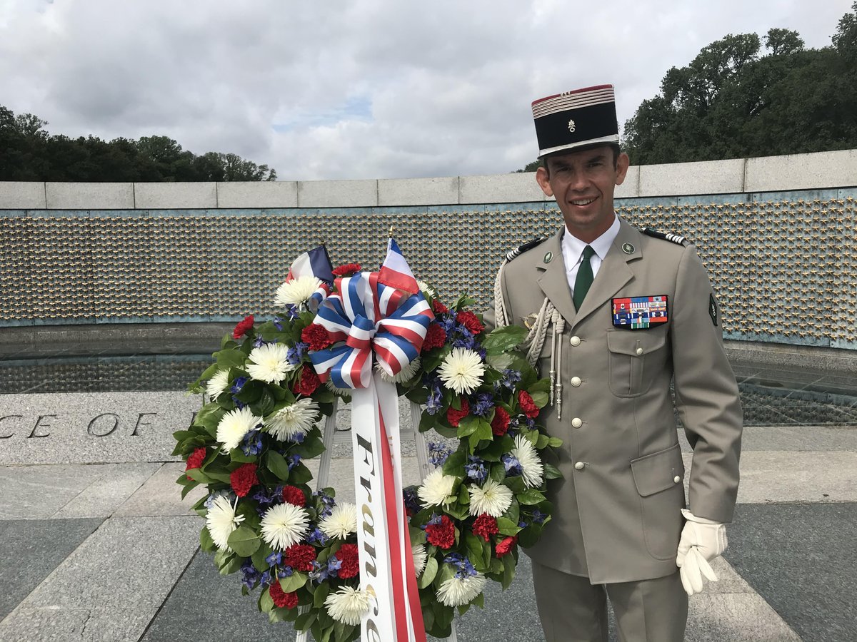 franceintheus's tweet photo. Very proud and happy to commemorate the end of WWII with our main allies. France will never forget their sacrifices to liberate the world from terrific ideologies. Freedom is not free! We stand committed to face the current challenges with the same determination and fortitude. https://t.co/I2VojQvsWj