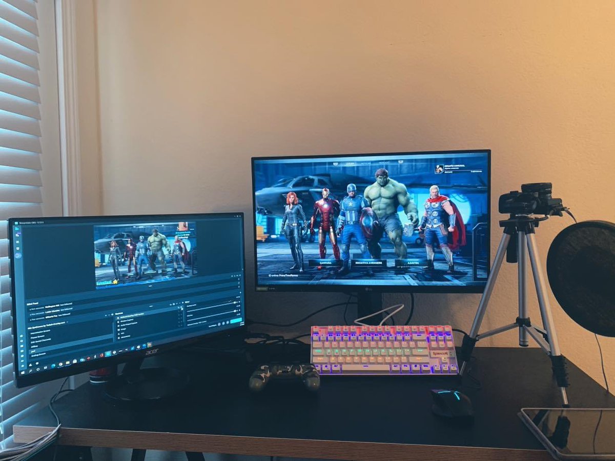 primetimeramos's tweet photo. Hola Familia!! ❤️💪🏽
Avengers hoy a las 7 pm!! 🎮🔥🎥⚡️
https://t.co/dKHo45iYUy

#marvelsavengers #ps4 #latino #losvengadores #captainamerica #ironman #hulk #streamer #español #blackwidow https://t.co/DoeX7SvVIo